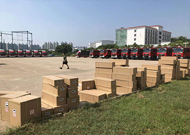 山東迅凱14套液壓破拆工具組交付某公安總隊(duì)。